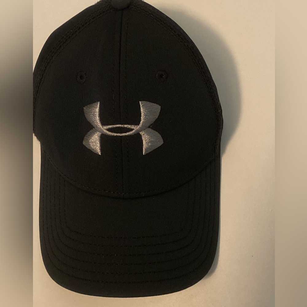 Under Armour Black Cap with Silver Logo